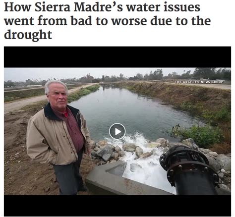 The Sierra Madre Tattler Pasadena Star News How Sierra Madres Water