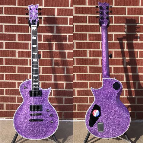 Esp E Ii Eclipse Db Purple Sparkle 6 String Electric Guitar