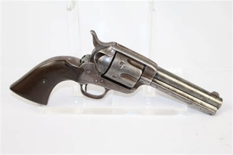 Colt Saa Single Action Army Peacemaker Frontier Six Shooter 44 40 Wcf Revolver Antique Firearms