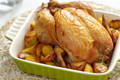 Receta De Pollo Al Horno Con Patatas Unareceta