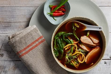 Add onion, spices, celery and carrots. Duck And Noodle Soup Recipe - Taste.com.au