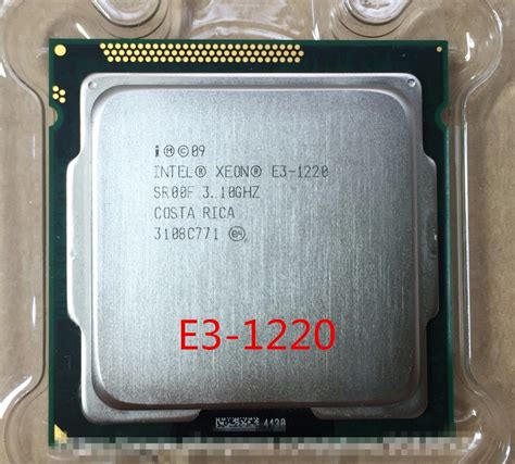 Lntel Xeon E3 1220 31ghz 8mb 4 Cores Socket 1155 5 Gt Squad Core