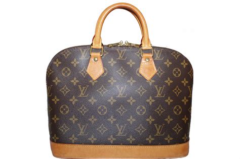 Authentic Louis Vuitton Classic Monogram Alma Pm Handbag Paris