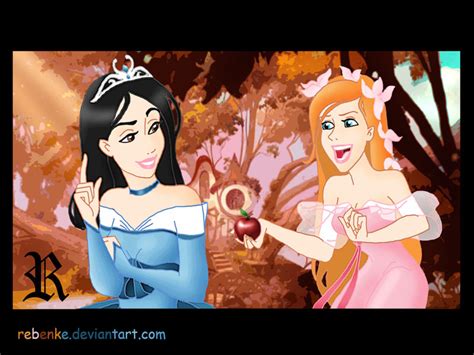 Enchanted works its magic largely by sending up some of the very stereotypes that have long been walt disney pictures' profitable stock in trade. Nancy and Giselle by rebenke on DeviantArt