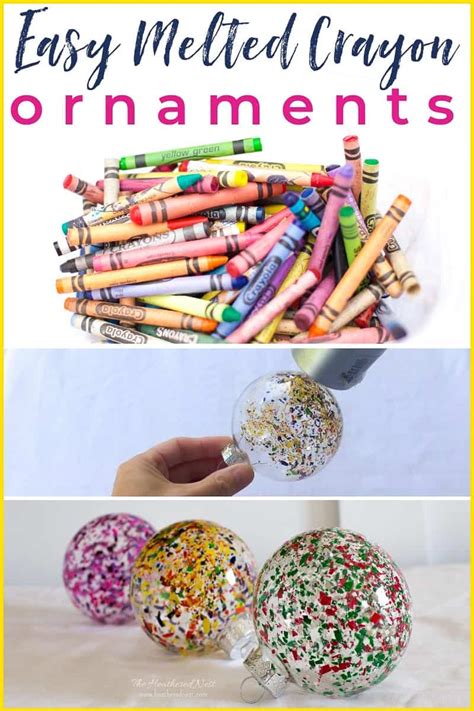 Fun And Affordable Diy Melted Crayon Ornaments In 4 Easy Steps