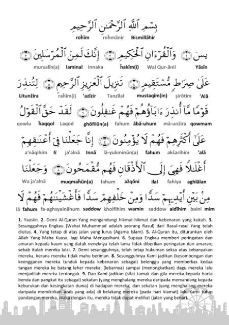 Yuk Simak Surah Yassin Rumi Dan Jawi Aamir Murottal Quran