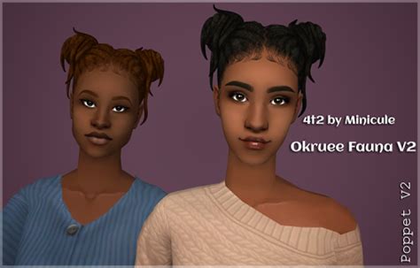 Hair Retextures And Recolors In Poppet V For Sims Souljah The Sims Sims Sims Hair