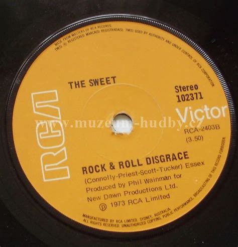 The Sweet The Ballroom Blitz Rock And Roll Disgrace Online Vinyl Shop