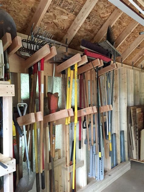 Is your garage or shed being used for seasonal storage versus your hobbies? Tool storage Shed organization #storageshed # ...