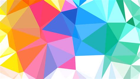 Free Colorful Polygon Pattern Background Vector Art