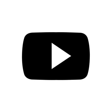 Youtube Icon Black And White 348364 Free Icons Library