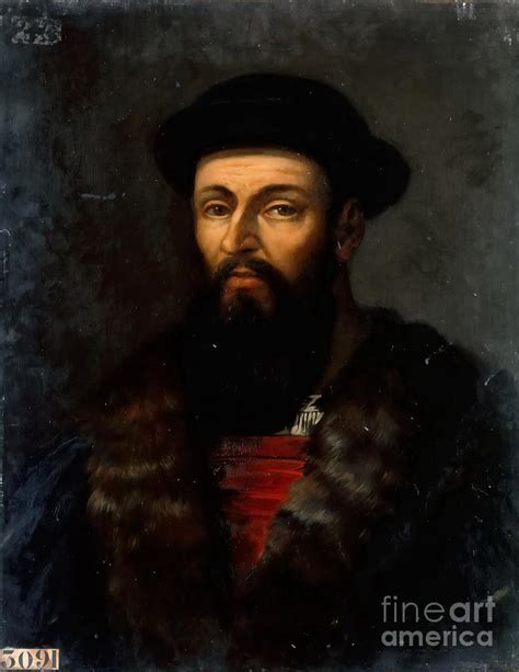 Portrait Of Ferdinand Magellan Drawing By Heritage Images Fine Art