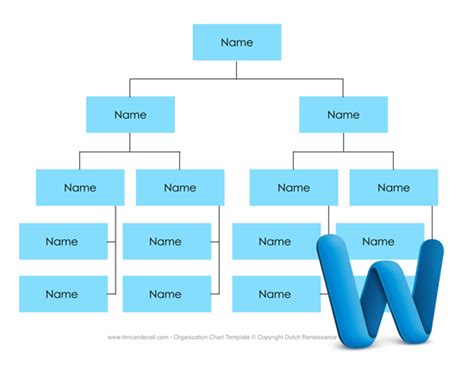Organizational Chart Template Word Tims Printables
