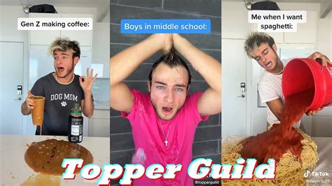 Try Not To Laugh With Topper Guild Tiktok Funny Pranks Funny