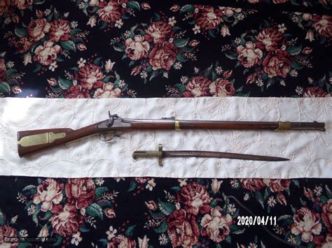 Model 1841 Us Contract Mississippi Rifle And Bayonet