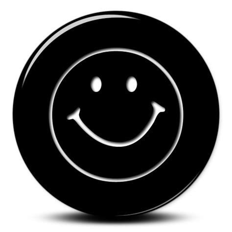 Smiley Face Black Background Clipart Best