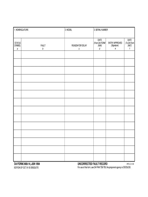 Da Form 2408 14 Fill Out And Sign Online Dochub