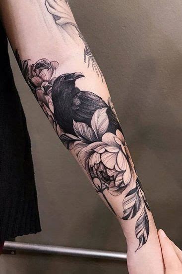 Stylish Crow Tattoo Designs For Men And Women