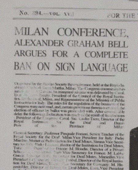 Deaf History Europe 1880 The Milan Conference