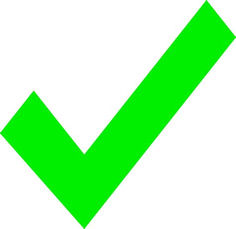 Check Mark Clip Art at Clker.com - vector clip art online, royalty free