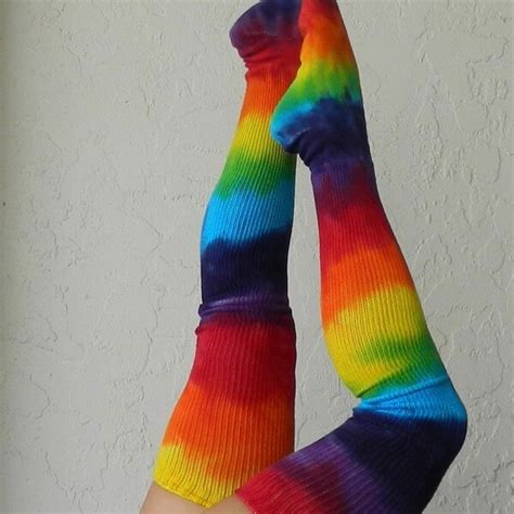 Rainbow Leg Warmers Etsy