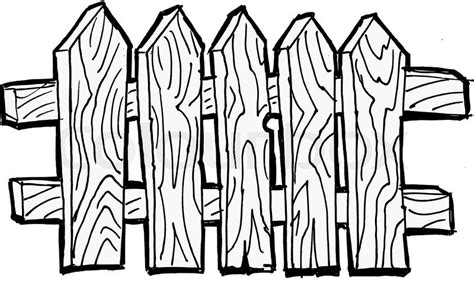 Fence Coloring Page Coloring Pages