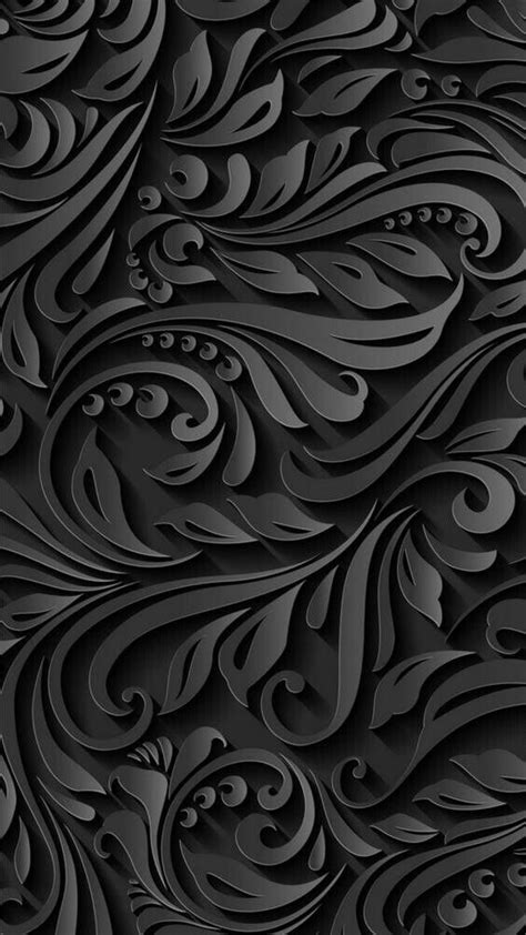 Black Batik Background