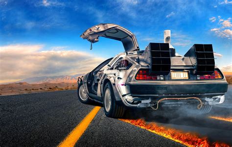 Wallpaper Delorean Dmc 12 Back To The Future Images For Desktop