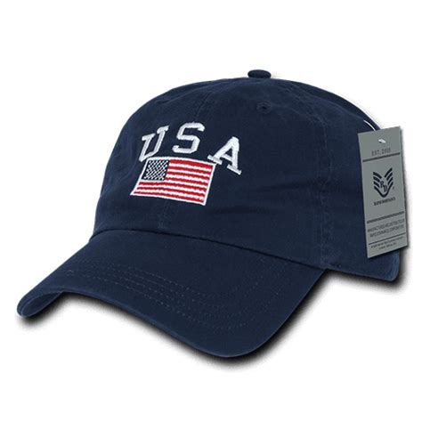Rapid Dominance Classic Usa American Flag Baseball Relaxed Dad Caps