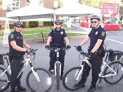 Bicycle Officers On Patrol Bicycle Vehicles Officer