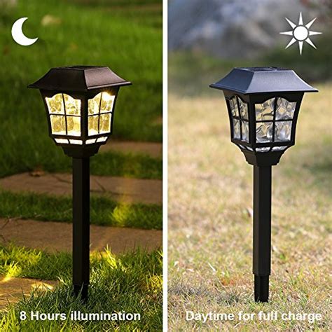 › clearance solar lights lowest price. Maggift 8 Lumens Solar Pathway Lights Solar Garden Lights ...