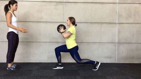 A Fun Partner Workout With A Medicine Ball Medicine Ball Workout