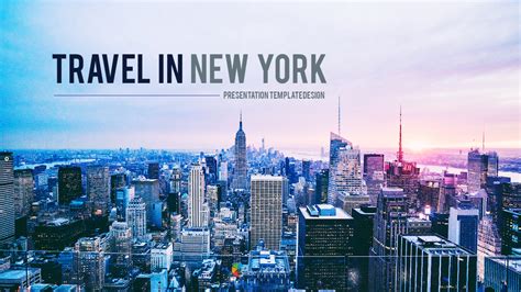 Travel In New York Premium Powerpoint Templates