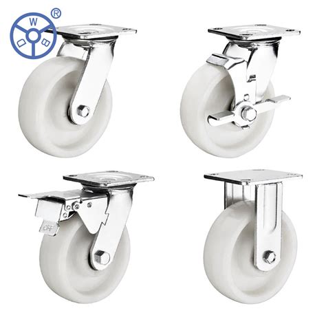 Rueda De Nylon Castors Heavy Duty Nylon Wheel 200mm China Rueda De