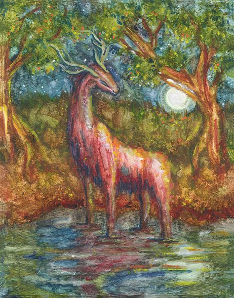 Forest Spirit Painting By Passion Incarnate Llc Fine Art America