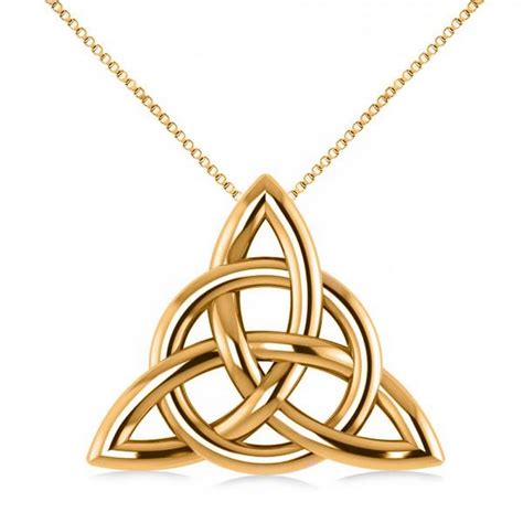 Seven Seas Jewelers Triangular Irish Trinity Celtic Knot Pendant