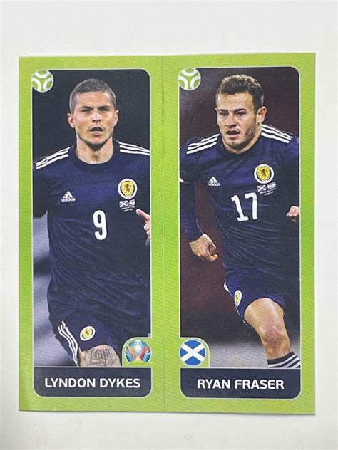 433 Lyndon Dykes And Ryan Fraser Scotland Euro 2020 Stickers Solve