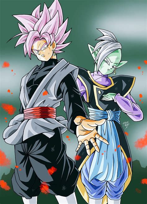 Black And Zamasu Personajes De Dragon Ball Personajes De Goku Dragon Ball