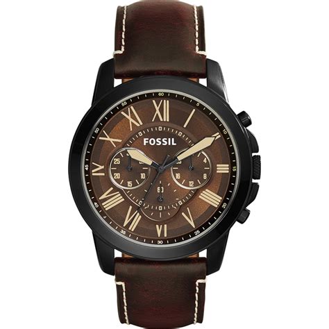 Watches2u is an official fossil accessory stockist. Fossil FS5088 Watch Strap Brown Leather
