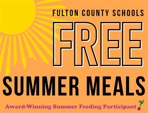 Communications Fulton County Schools Serve Summer Meals
