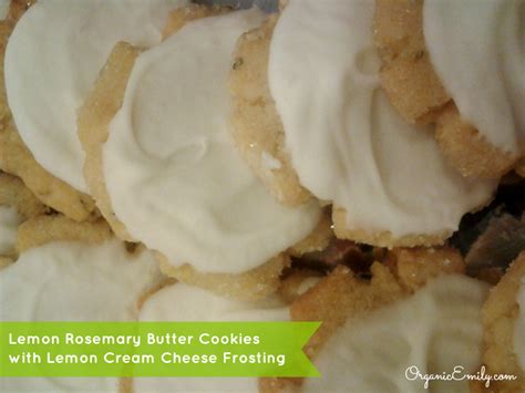 In a large bowl using a hand mixer, beat butter and cream cheese with sugar until light and fluffy, about 2 minutes. Lemon Rosemary Butter Cookies with Lemon Cream Cheese Frosting