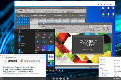 You can't install the windows or mac desktop versions of microsoft 365 or office 2016 on a chromebook. Just released - Parallels Desktop for Chromebook Enterprise