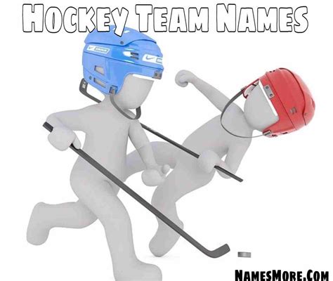 960 Hockey Team Names Cool And Creative