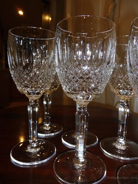 Antiques Atlas Six Waterford Crystal Colleen Long Stemmed Glasses