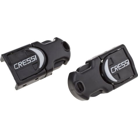 Cressi Quick Release Fin Buckles Proprietary Cressi Pair The