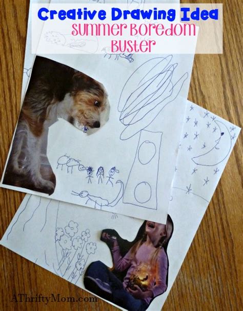 Creative Drawing Idea ~ Summer Boredom Buster Idea A Thrifty Mom