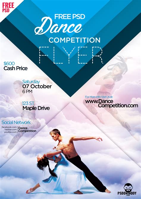 Download Dance Competition Flyer Psd