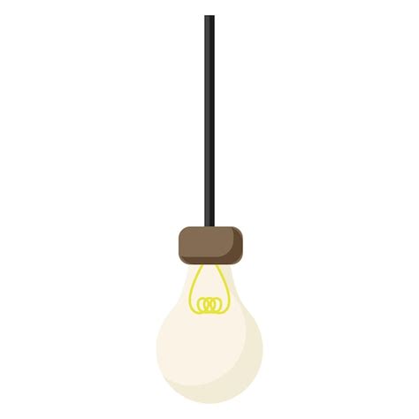 Premium Vector Hanging Light Bulb