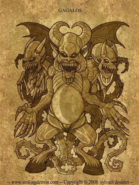 Gagalos Evil Art Demonology Satanic Art