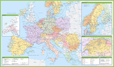 Maps Of Europe Map Of Europe In English Political Administrative
